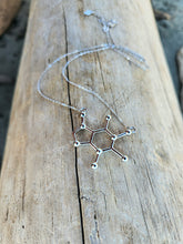 Load image into Gallery viewer, Sterling Silver Caffeine Necklace