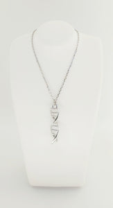 Sterling Silver DNA Necklace